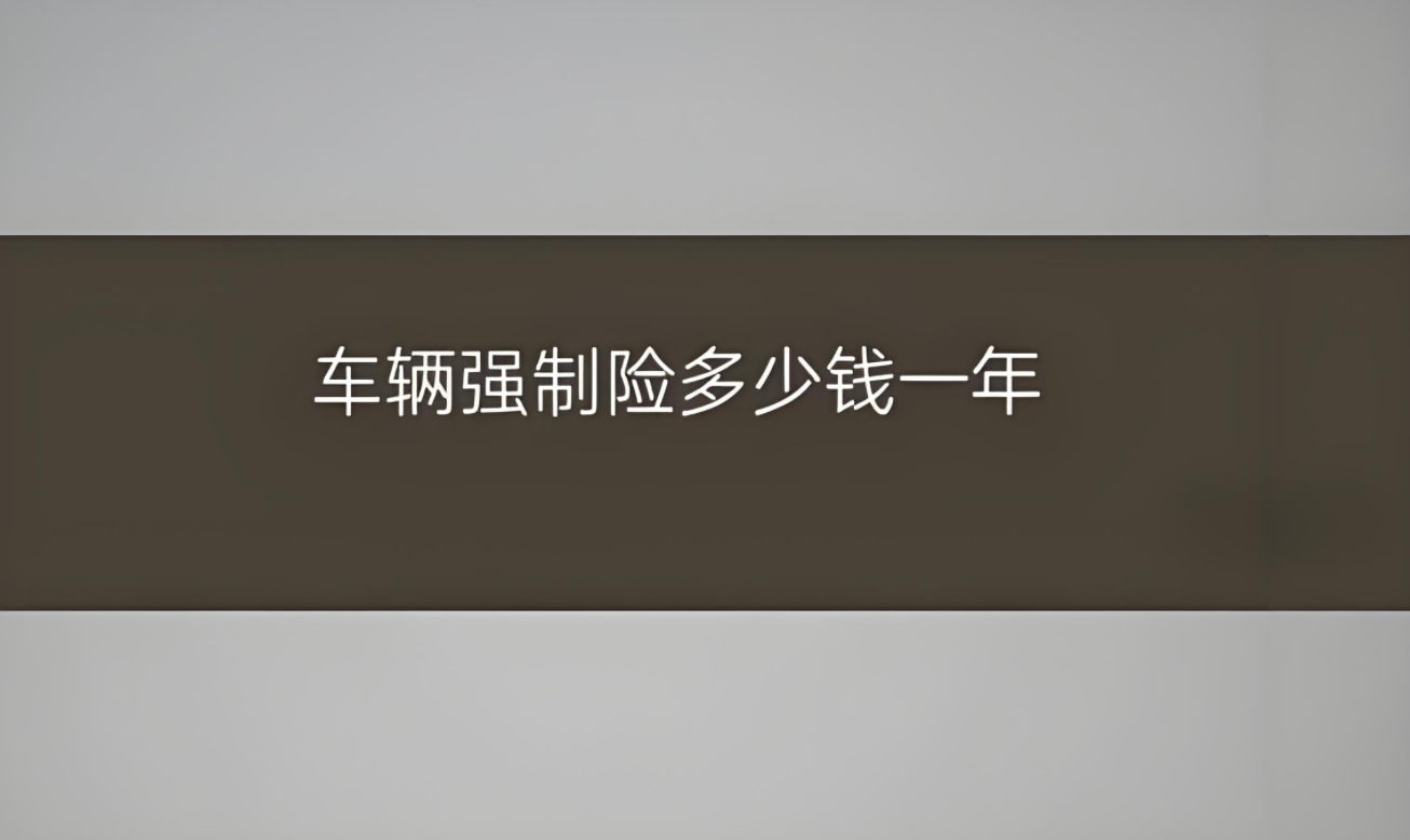 交强险一年费用全解析：影响因素、计算方法及购买指南