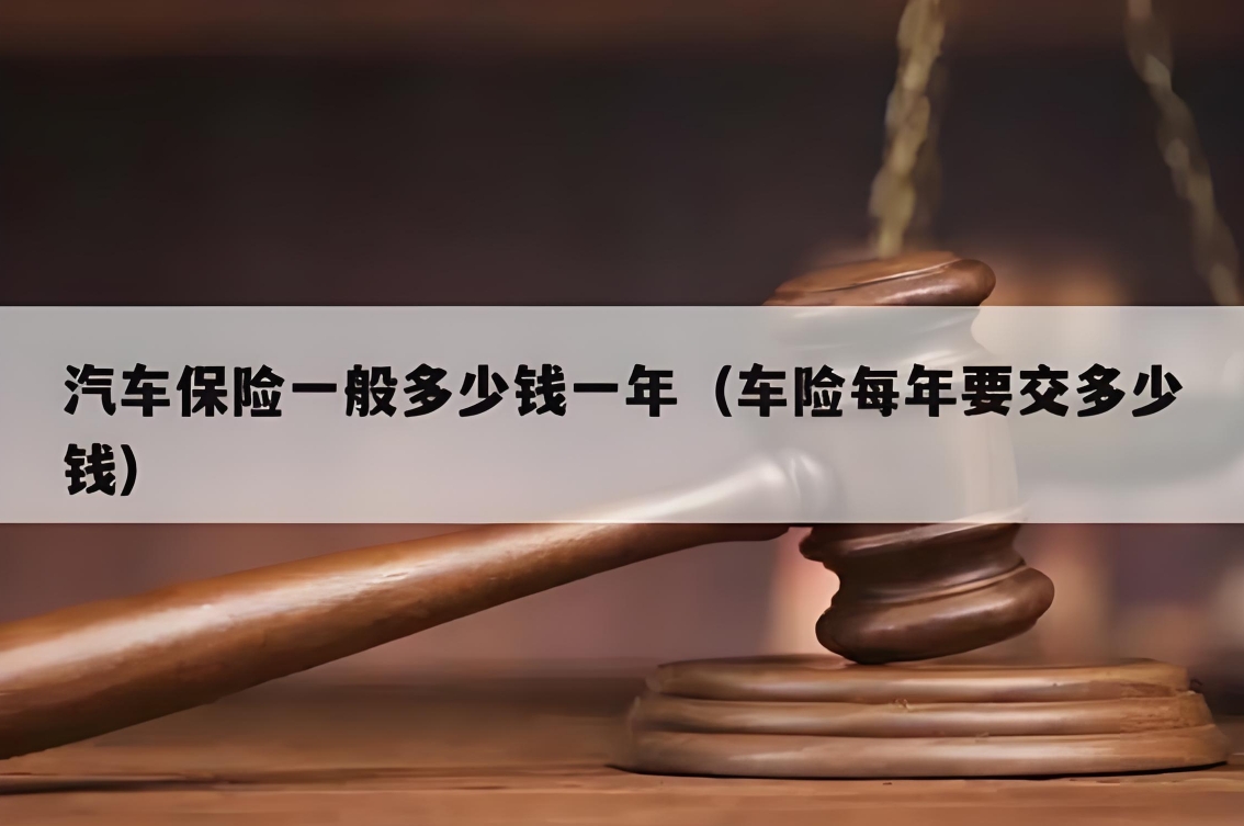 车险费用全解析：如何合理规划一年车险预算